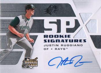2008 SPx - Rookie Signatures Silver #140 Justin Ruggiano Front