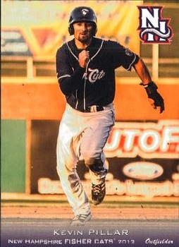 2013 Grandstand New Hampshire Fisher Cats #21 Kevin Pillar Front