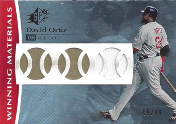 2008 SPx - Winning Materials Baseball 99 #WM-DO David Ortiz Front