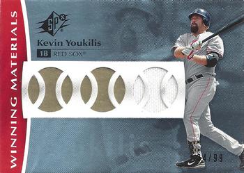 2008 SPx - Winning Materials Baseball 99 #WM-KY Kevin Youkilis Front