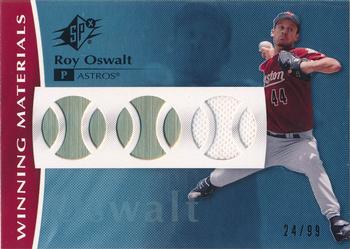 2008 SPx - Winning Materials Baseball 99 #WM-RO Roy Oswalt Front