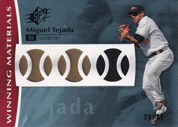 2008 SPx - Winning Materials Baseball 99 #WM-TE Miguel Tejada Front