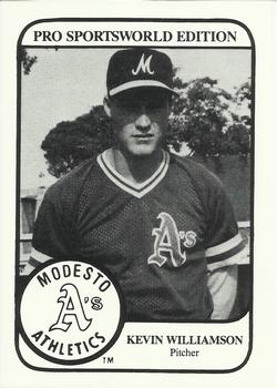 1987 Chong Modesto A's #18 Kevin Williamson Front