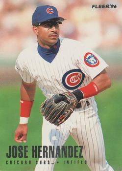 1996 Fleer Chicago Cubs #8 Jose Hernandez Front