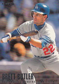 1996 Fleer Los Angeles Dodgers #2 Brett Butler Front