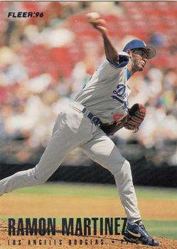 1996 Fleer Los Angeles Dodgers #11 Ramon Martinez Front