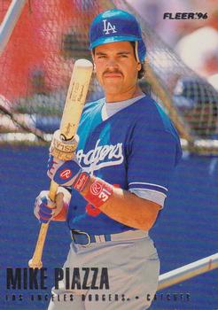 1996 Fleer Los Angeles Dodgers #16 Mike Piazza Front