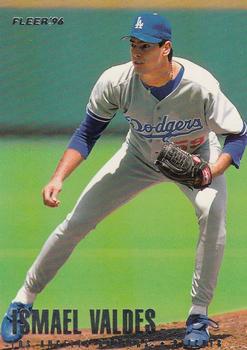 1996 Fleer Los Angeles Dodgers #17 Ismael Valdes Front