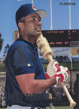 1996 Fleer Cleveland Indians #1 Sandy Alomar Jr. Front