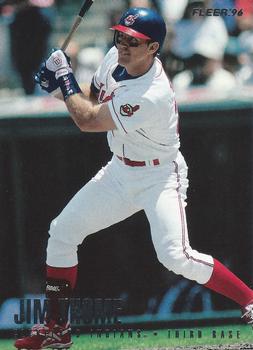 1996 Fleer Cleveland Indians #17 Jim Thome Front