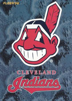 1996 Fleer Cleveland Indians #19 Indians Logo Front
