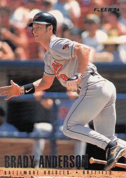 1996 Fleer Baltimore Orioles #2 Brady Anderson Front