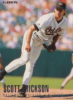 1996 Fleer Baltimore Orioles #5 Scott Erickson Front
