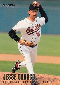 1996 Fleer Baltimore Orioles #13 Jesse Orosco Front