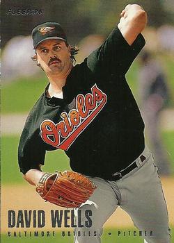 1996 Fleer Baltimore Orioles #18 David Wells Front