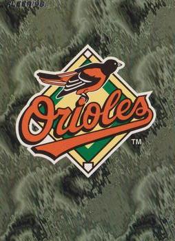 1996 Fleer Baltimore Orioles #19 Logo card Front