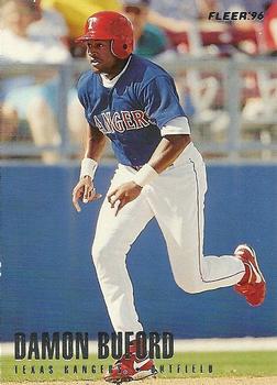 1996 Fleer Texas Rangers #2 Damon Buford Front