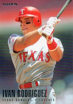 1996 Fleer Texas Rangers #14 Ivan Rodriguez Front