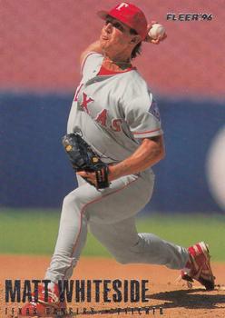 1996 Fleer Texas Rangers #18 Matt Whiteside Front