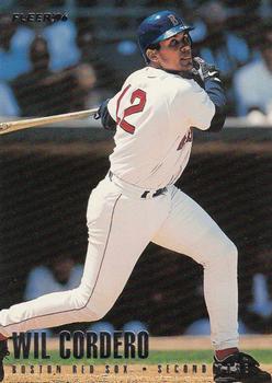 1996 Fleer Boston Red Sox #4 Wil Cordero Front