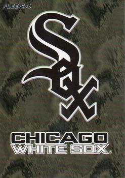 1996 Fleer Chicago White Sox #19 White Sox Logo Card Front