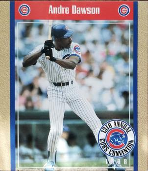1998 Chicago Cubs Fan Convention #5 Andre Dawson Front