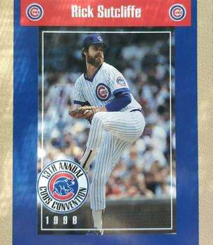 1998 Chicago Cubs Fan Convention #12 Rick Sutcliffe Front