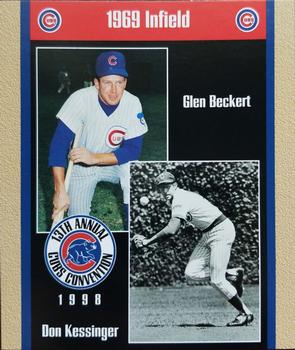 1998 Chicago Cubs Fan Convention #27 1969 Infield (Glenn Beckert / Don Kessinger) Front