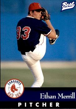 1997 Best Sarasota Red Sox #16 Ethan Merrill Front