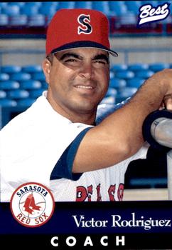 1997 Best Sarasota Red Sox #29 Victor Rodriguez Front