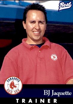 1997 Best Sarasota Red Sox #30 B.J. Jaquette Front