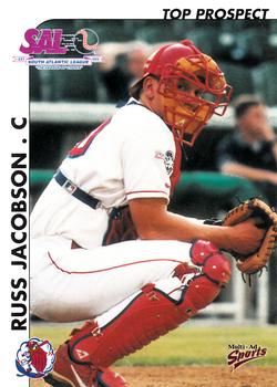 2000 Multi-Ad South Atlantic League Top Prospects #17 Russ Jacobson Front