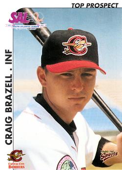 2000 Multi-Ad South Atlantic League Top Prospects #6 Craig Brazell Front