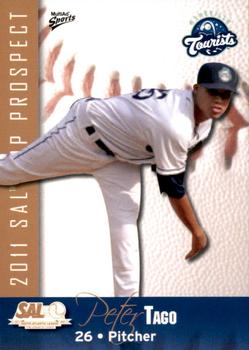 2011 MultiAd South Atlantic League Top Prospects #25 Peter Tago Front