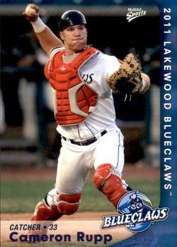 2011 MultiAd Lakewood BlueClaws #26 Cameron Rupp Front