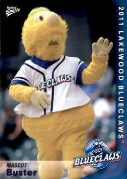 2011 MultiAd Lakewood BlueClaws #36 Buster Front
