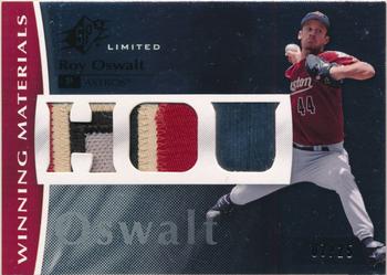 2008 SPx - Winning Materials Dual Limited Patch Team Initials #WM-RO Roy Oswalt Front