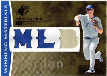 2008 SPx - Winning Materials Dual MLB 20 #WM-GO Alex Gordon Front