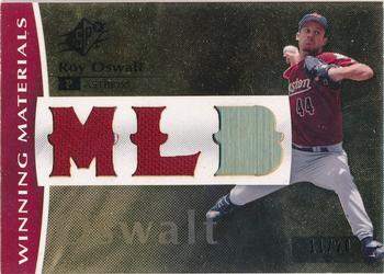 2008 SPx - Winning Materials Dual MLB 20 #WM-RO Roy Oswalt Front