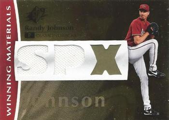 2008 SPx - Winning Materials Dual SPx #WM-RJ Randy Johnson Front