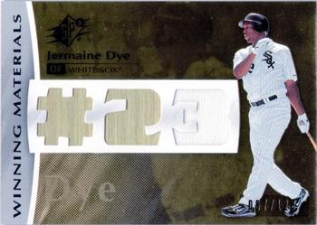 2008 SPx - Winning Materials Jersey Number 125 #WM-DY Jermaine Dye Front