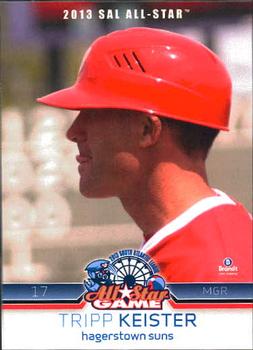2013 Brandt South Atlantic League North Division All-Stars #26 Tripp Keister Front
