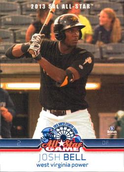 2013 Brandt South Atlantic League North Division All-Stars #4 Josh Bell Front