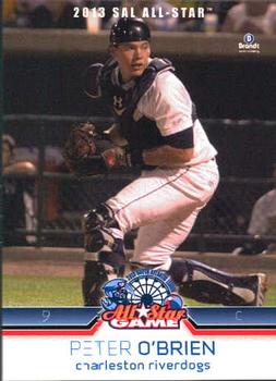 2013 Brandt South Atlantic League South Division All-Stars #20 Peter O'Brien Front