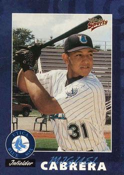 2000 Multi-Ad Utica Blue Sox #21 Miguel Cabrera Front