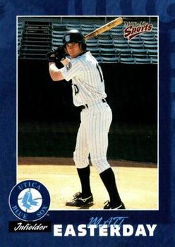2000 Multi-Ad Utica Blue Sox #22 Matt Easterday Front