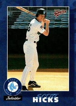 2000 Multi-Ad Utica Blue Sox #25 Scott Hicks Front