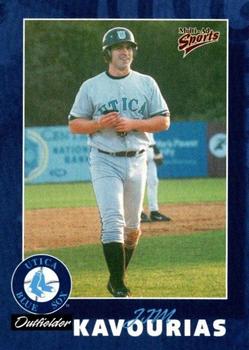 2000 Multi-Ad Utica Blue Sox #34 Jim Kavourias Front