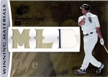 2008 SPx - Winning Materials MLB 125 #WM-DY Jermaine Dye Front