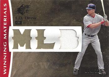 2008 SPx - Winning Materials MLB 125 #WM-JD J.D. Drew Front
